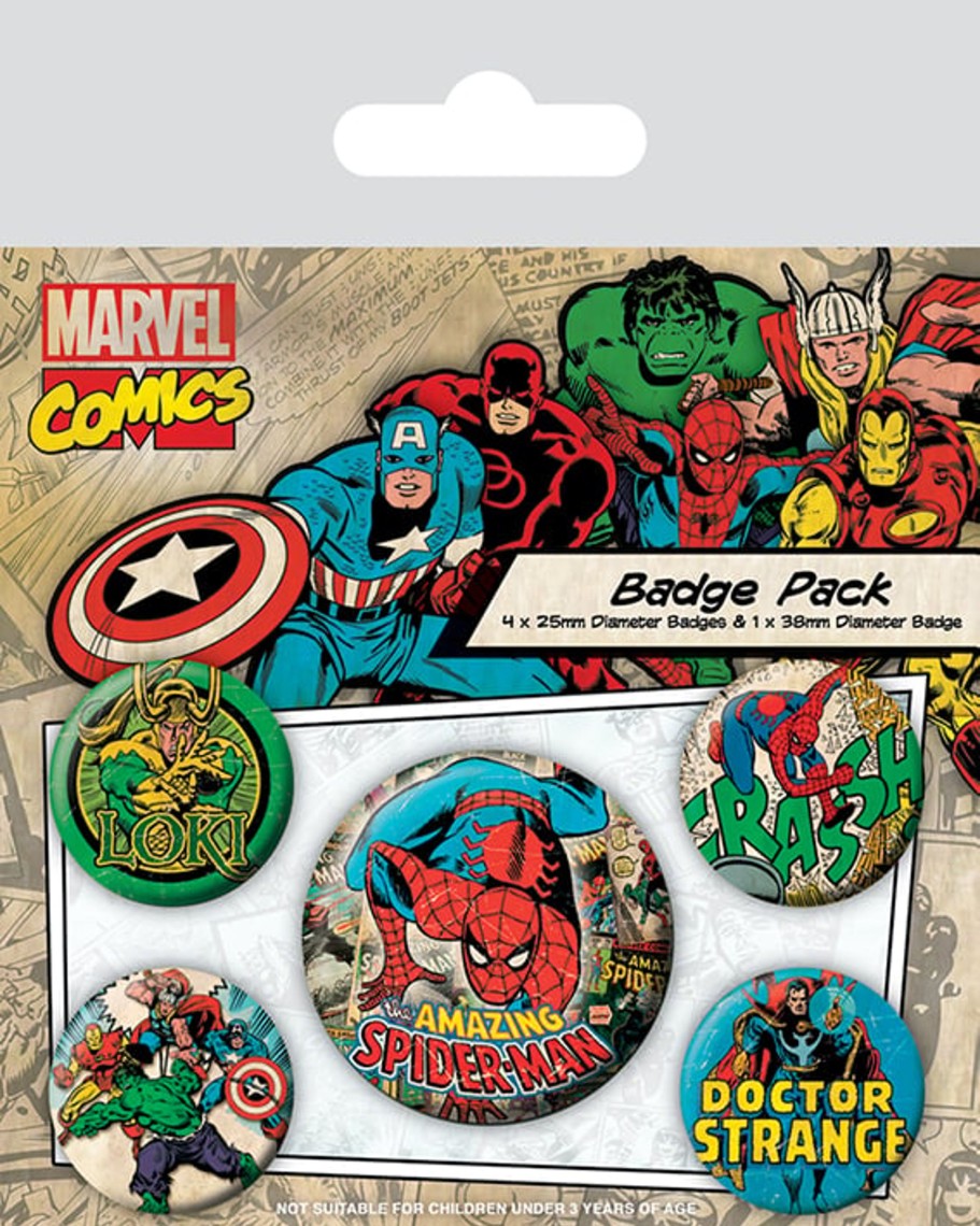 Accessoires Pyramid | Marvel - Spider-Man - Pack 5 Badges