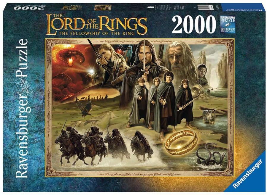 Spelletjes Ravensburger | Lord Of The Rings - Puzzle 2000P - The Fellowship Of The Ring