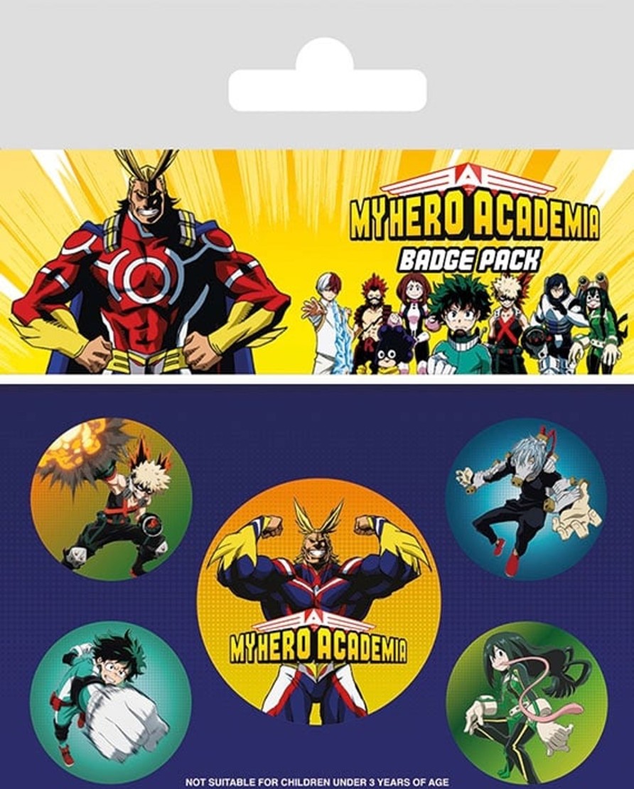 Accessoires Pyramid | My Hero Academia - Pack 5 Badges - Characters