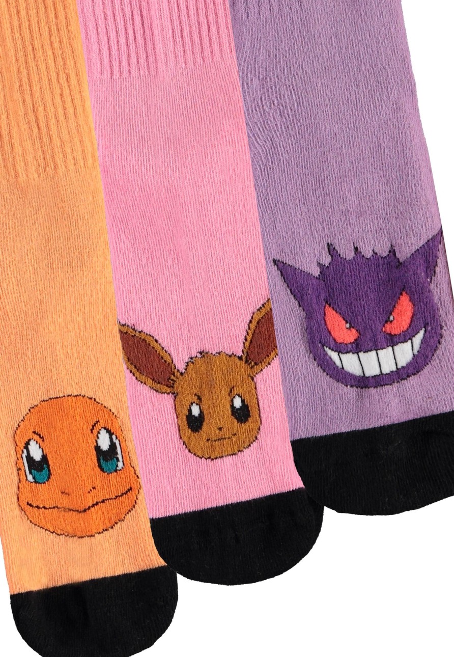 Kleding Difuzed | Pokemon - Trio Color - Pack Of 3 Pairs Of Sport Socks (T35-38)