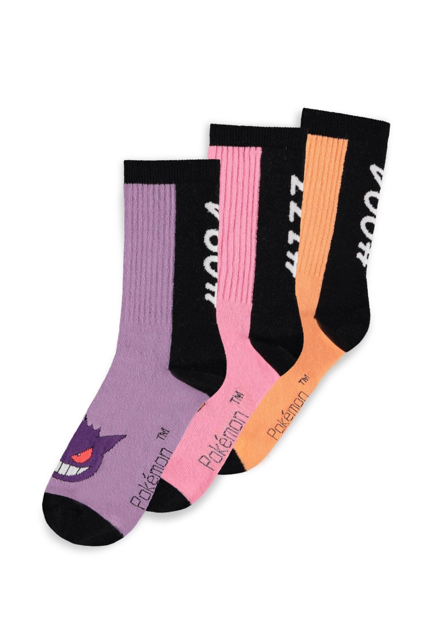 Kleding Difuzed | Pokemon - Trio Color - Pack Of 3 Pairs Of Sport Socks (T35-38)