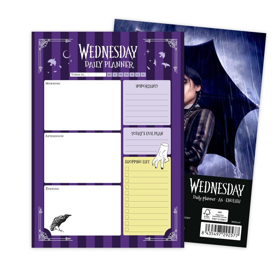 Kantoor Grupo Erik | Wednesday - Notepad - A5 Daily Planner