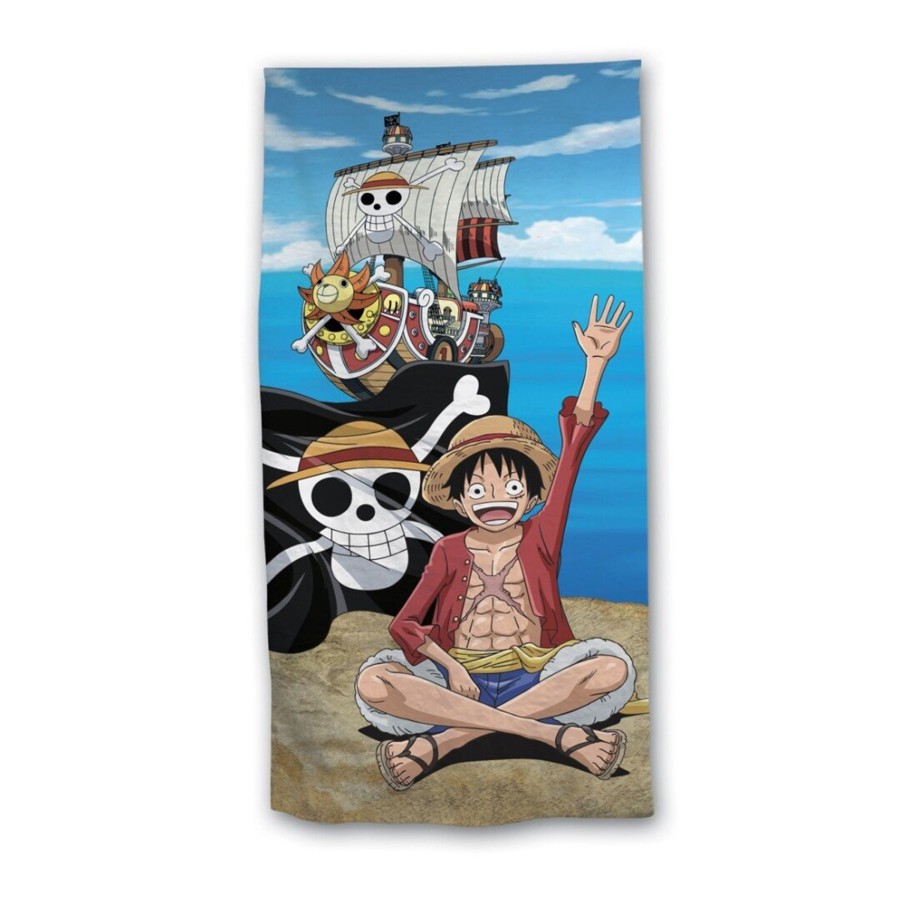 Decoratie AyMax | One Piece Serviette De Plage 100% Coton 70X140Cm