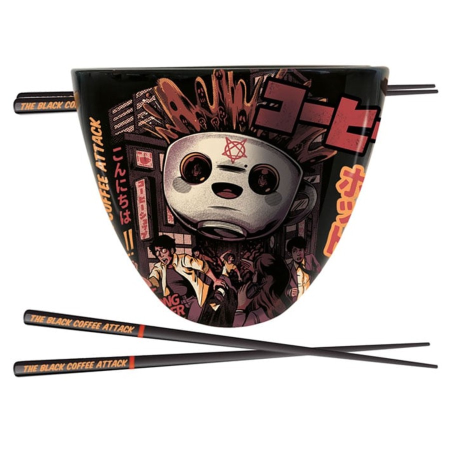 Keuken Pyramid | Ilustrata - Black Coffee Attack - Bowl Ramen Set