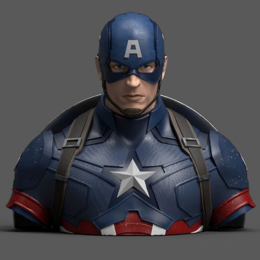 Decoratie Semic | Marvel - Captain America Avengers Endgame - Money Bank Bust 20 Cm