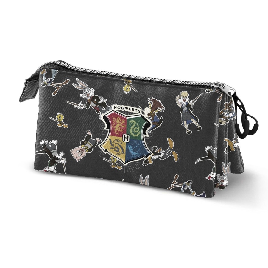 Kantoor Karactermania | Looney Tunes To Hogwarts - Triple Pencil Case '23X11X7Cm'