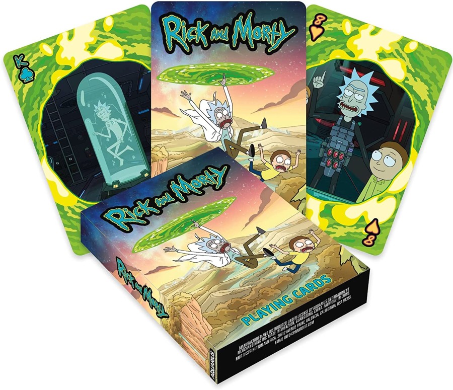 Spelletjes Aquarius | Rick And Morty - Portals - Playing Cards