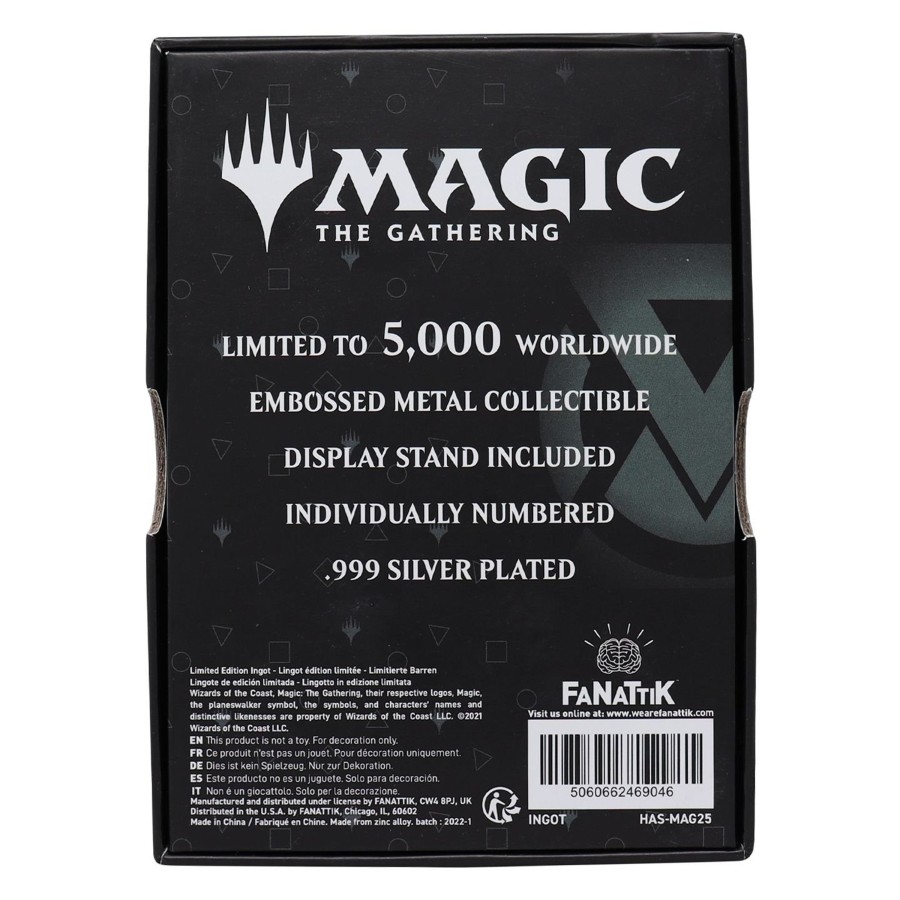 Decoratie Fanattik | Magic The Gathering - Teferi - Silver Plated Card Collector