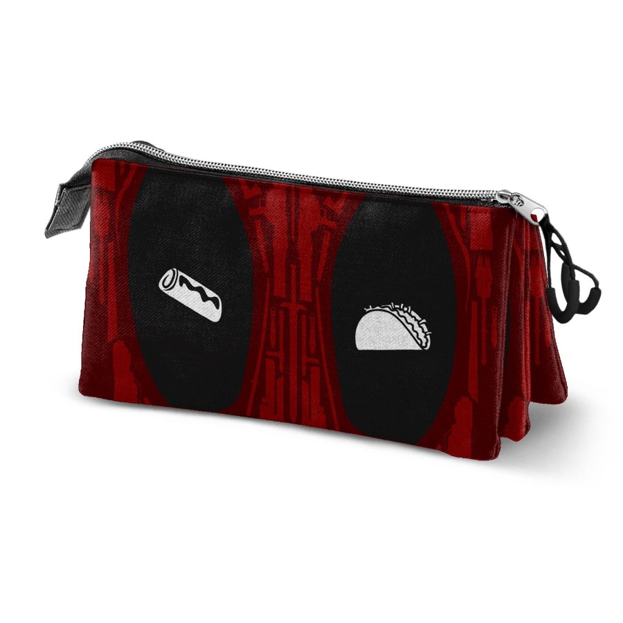 Kantoor Karactermania | Deadpool - Pencil Case 3 Compartments '23X11X10' - Recycled Material