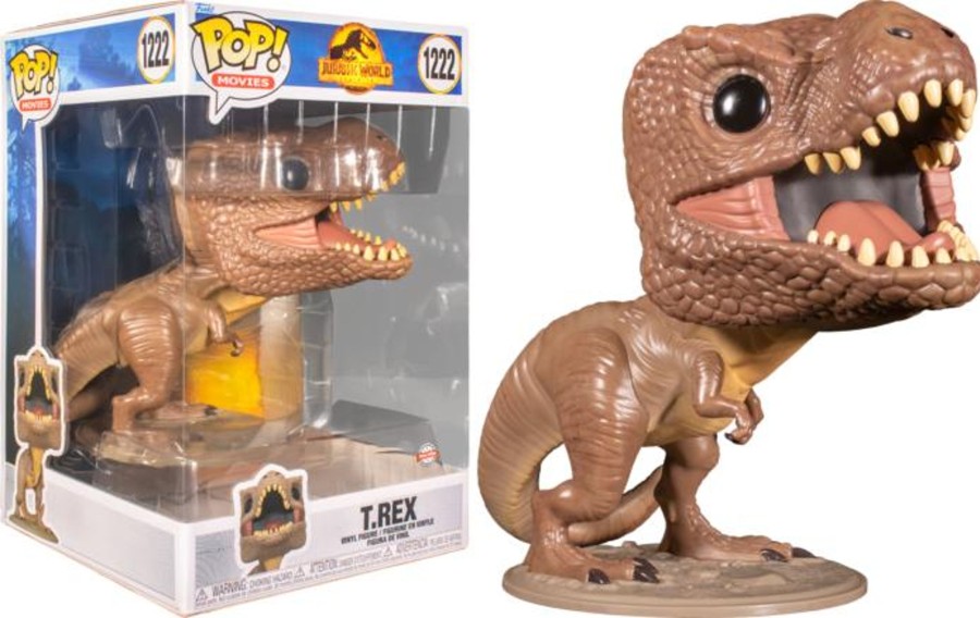 Figuren Funko | Jurassic World Dominion - Pop Jumbo N°°1222 - T-Rex Special Edition