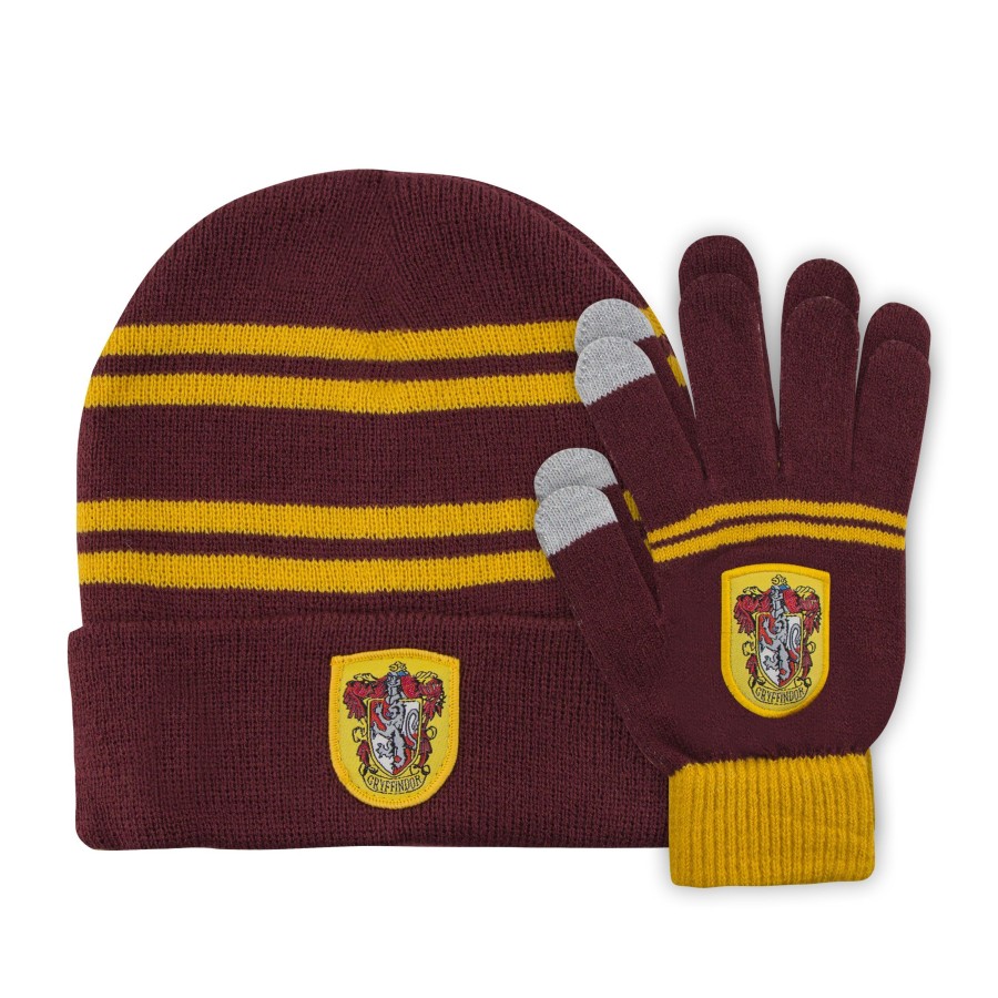 Kleding Cinereplicas | Harry Potter - Set Beanie + Gloves Kid - Gryffindor