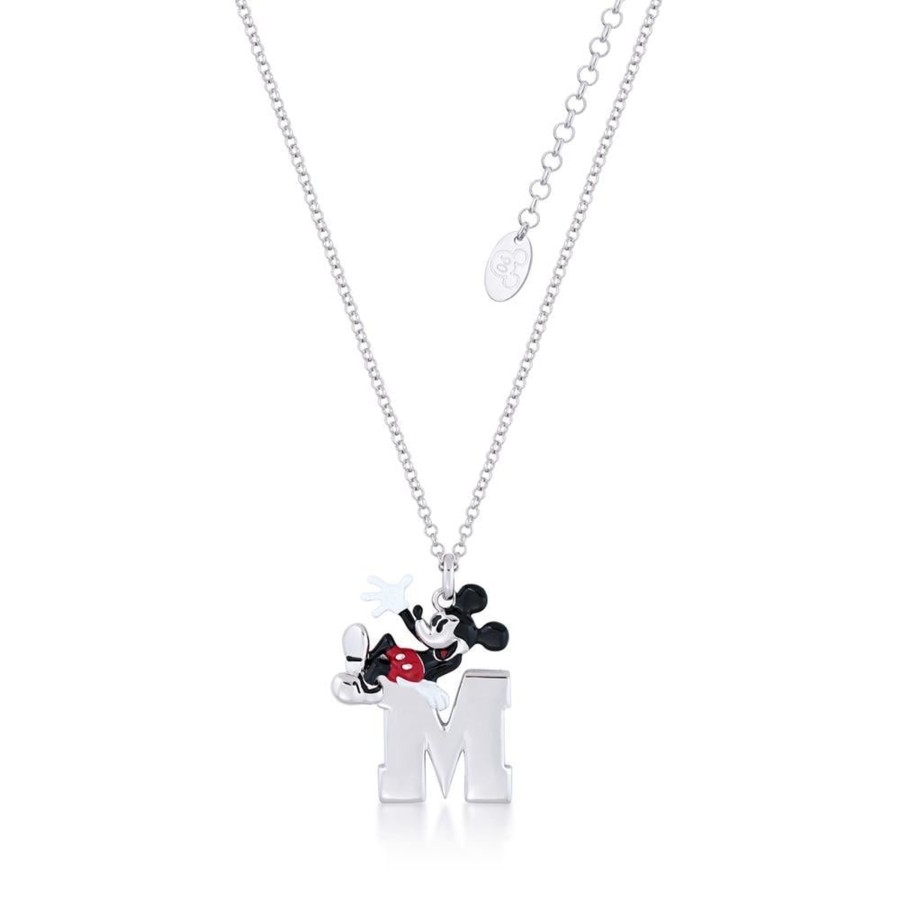 Accessoires Couture Kingdom | Disney Mickey Mouse - M Necklace 'White Gold Plated'