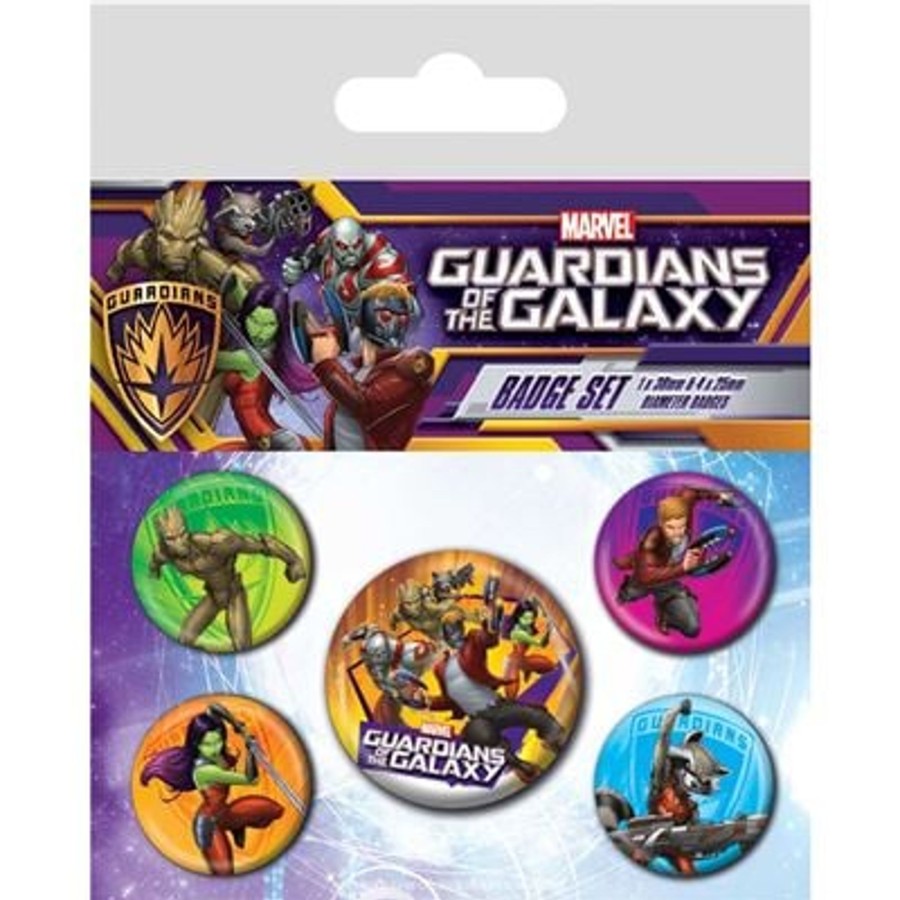 Accessoires Pyramid | Guardians Of The Galaxy - Characters - Pack 5 Badges