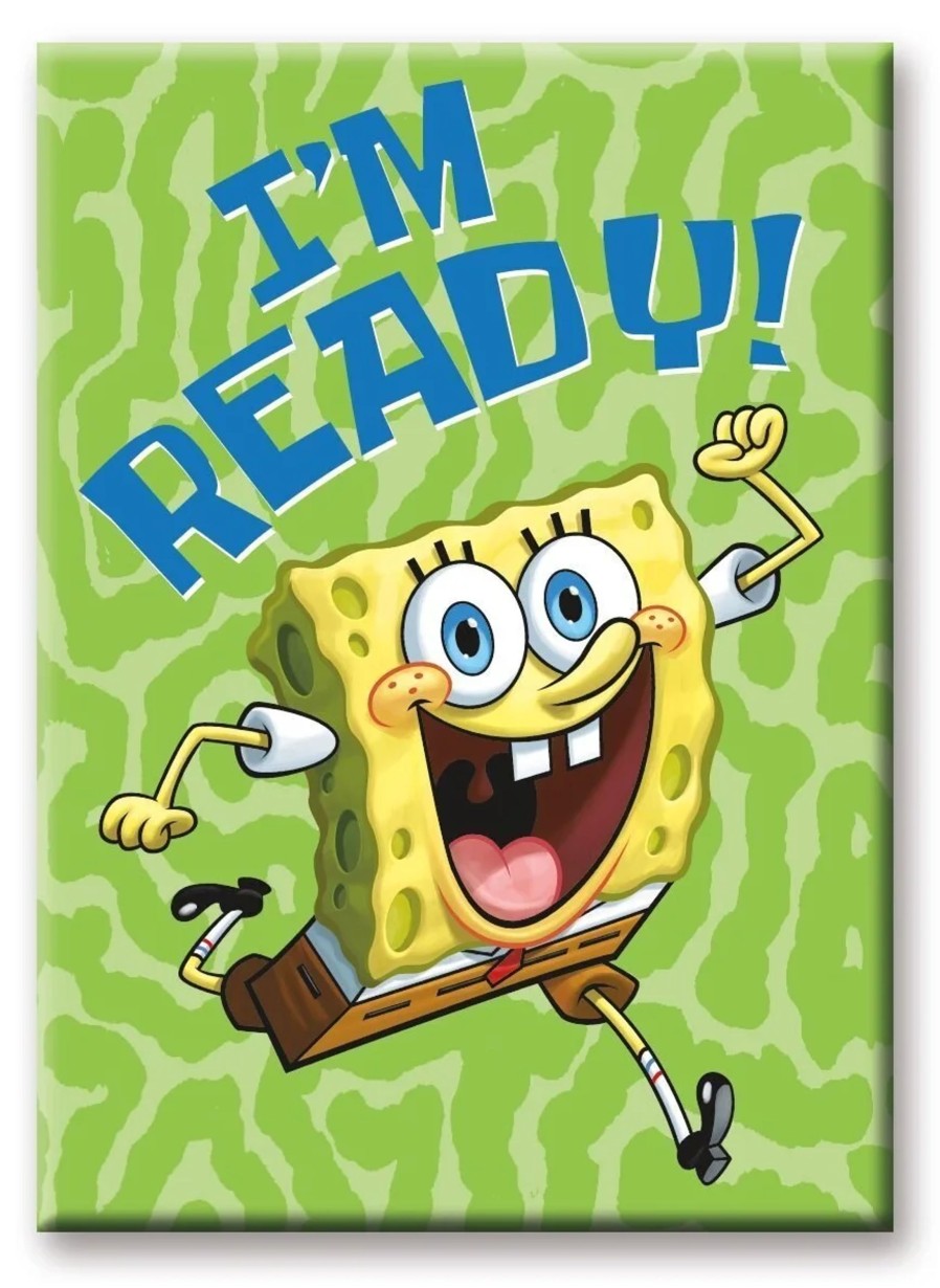 Keuken Aquarius | Spongebob Squarepants - I'M Ready - Magnet 6.3X8.9Cm