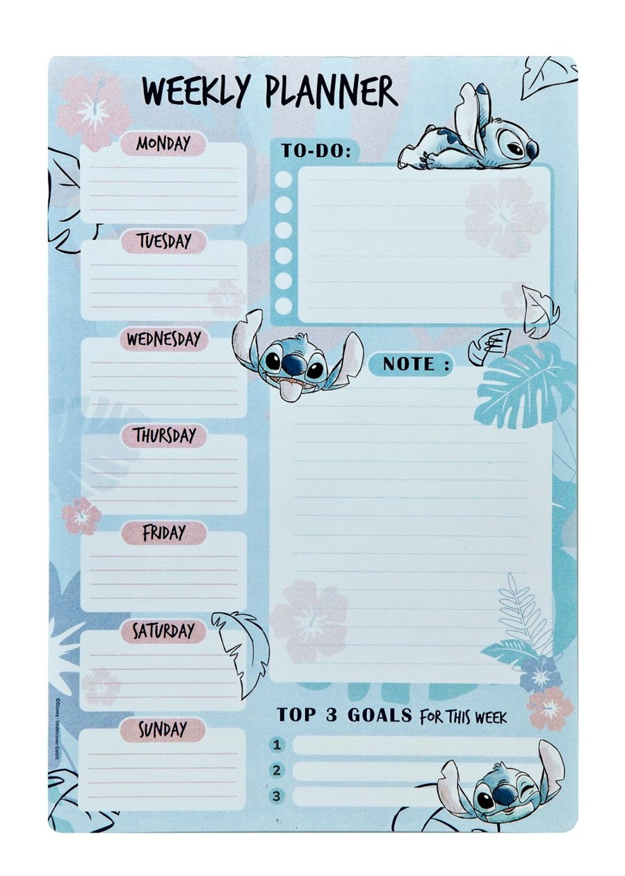 Kantoor ShopForGeek | Stitch - Watercolor - Weekly Planner