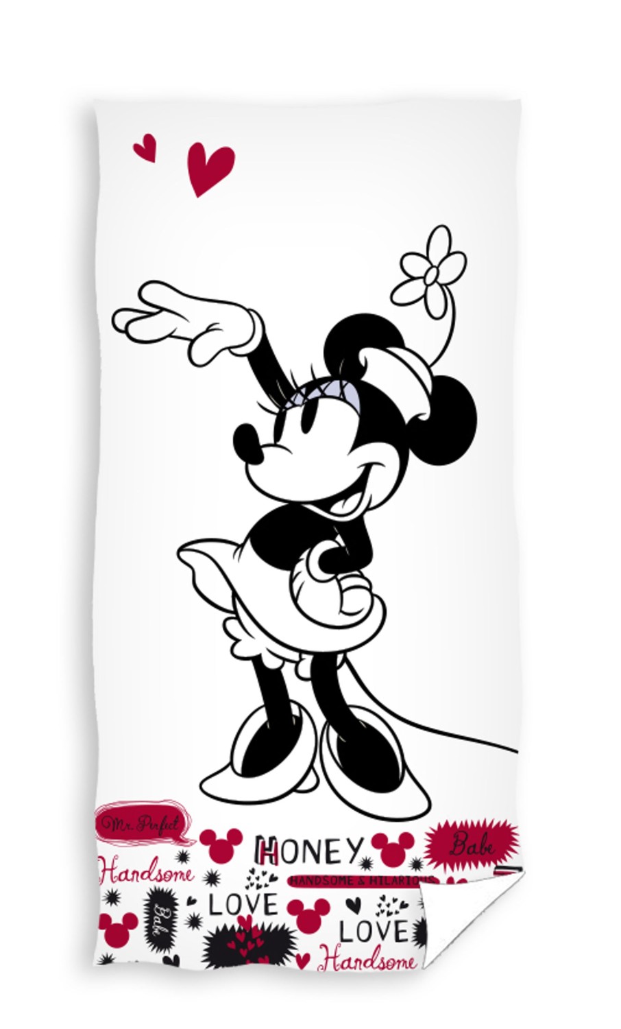 Decoratie ShopForGeek | Minnie - Beach Towel Premium100% Cotton - 70X140Cm