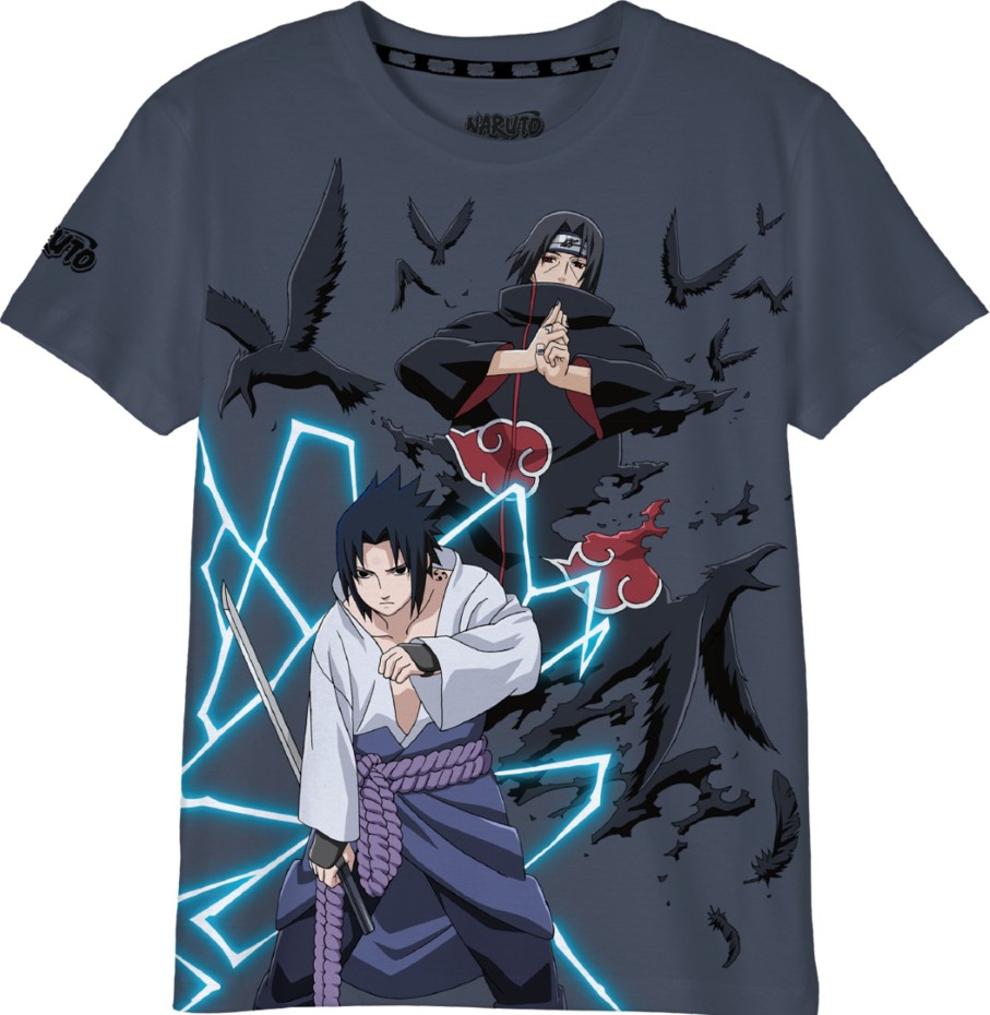 Kleding Cotton Division | Naruto Shippuden - Sasuke & Itachi - Kid T-Shirt (6 Years)