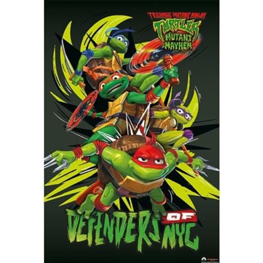 Decoratie Pyramid | Tmnt Mutant Mayhem - Defenders Of New York - Poster 61 X 91Cm