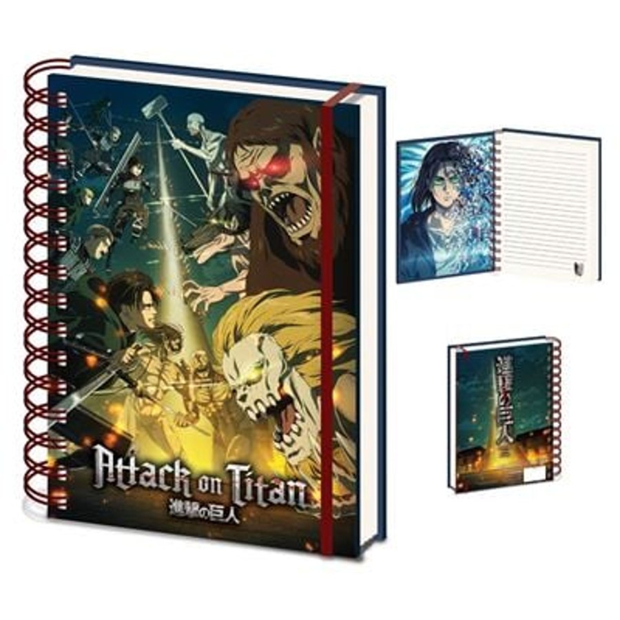 Kantoor Pyramid | Attack On Titan - Season 4 - Wiro Notebook A5