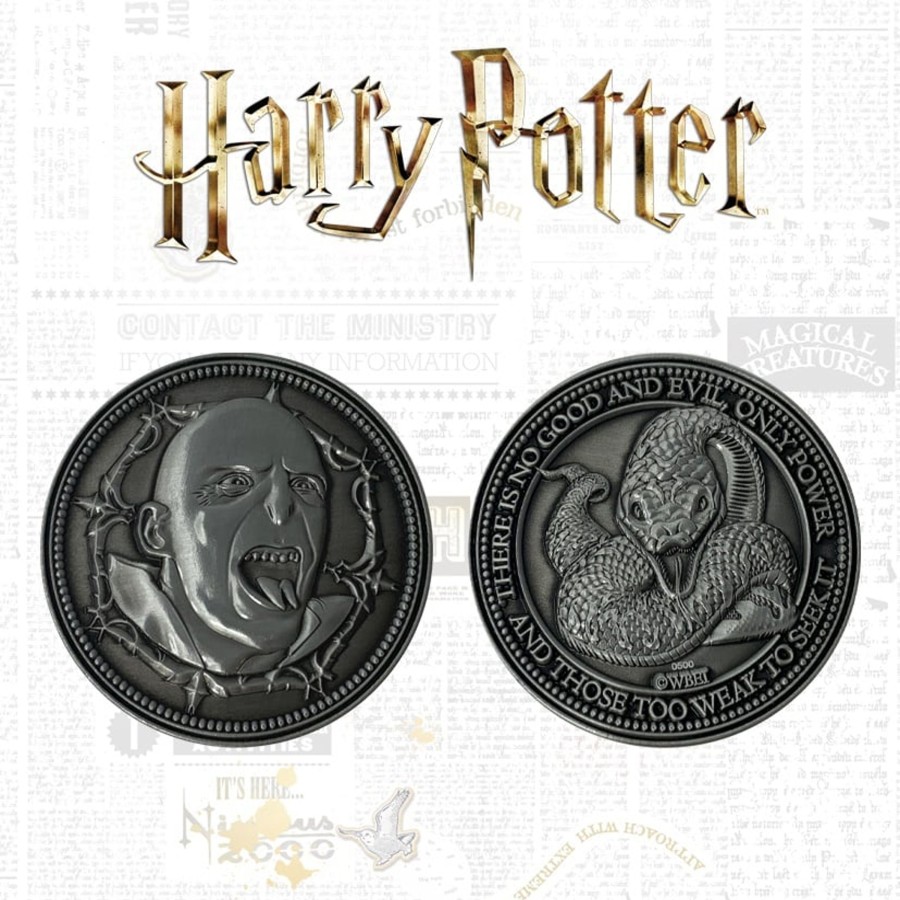 Decoratie Fanattik | Harry Potter - Voldemort - Limited Edition Collection Coin